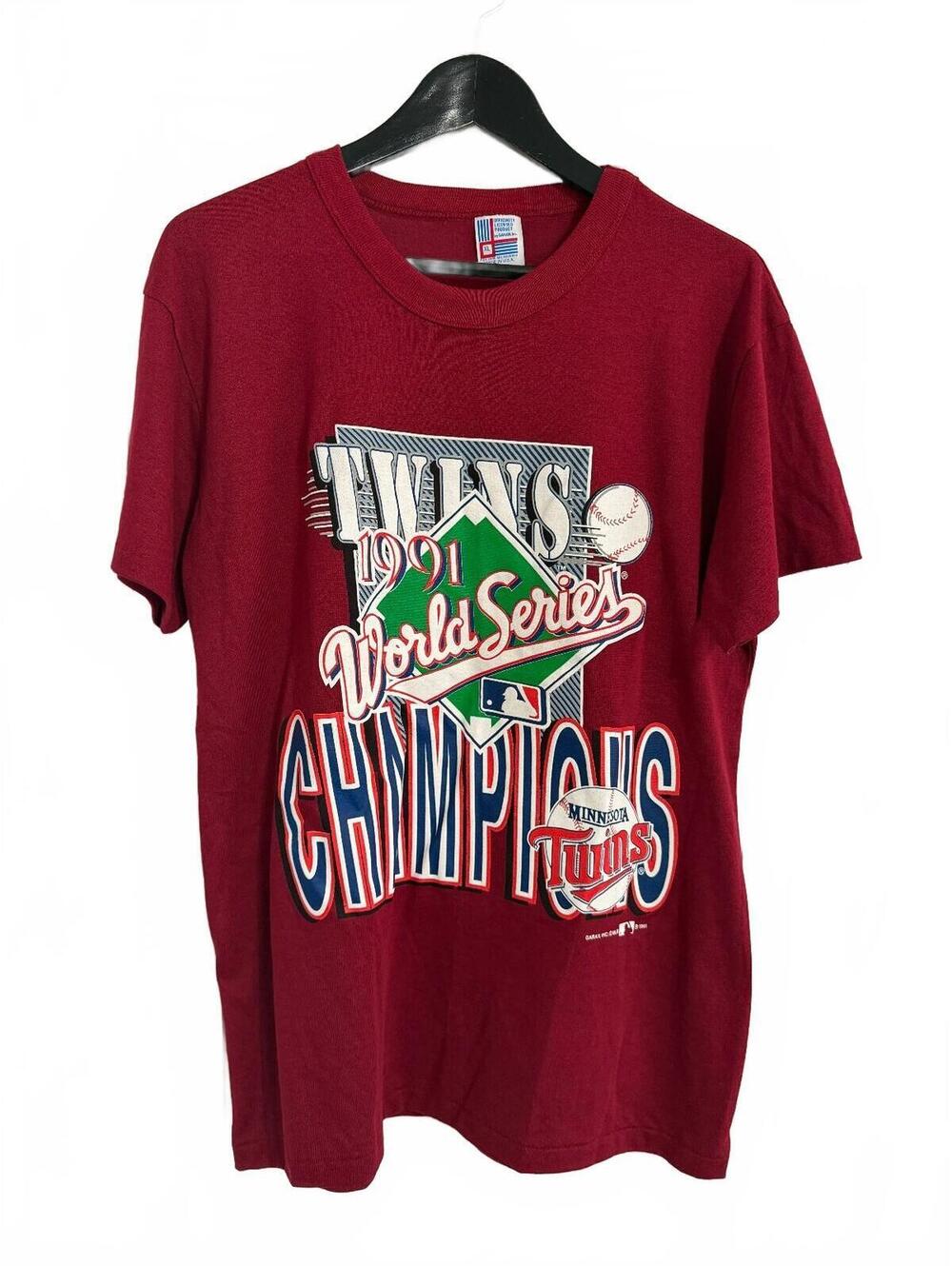 Vintage Minnesota Twins 1991 World Series T-shirt Size Large